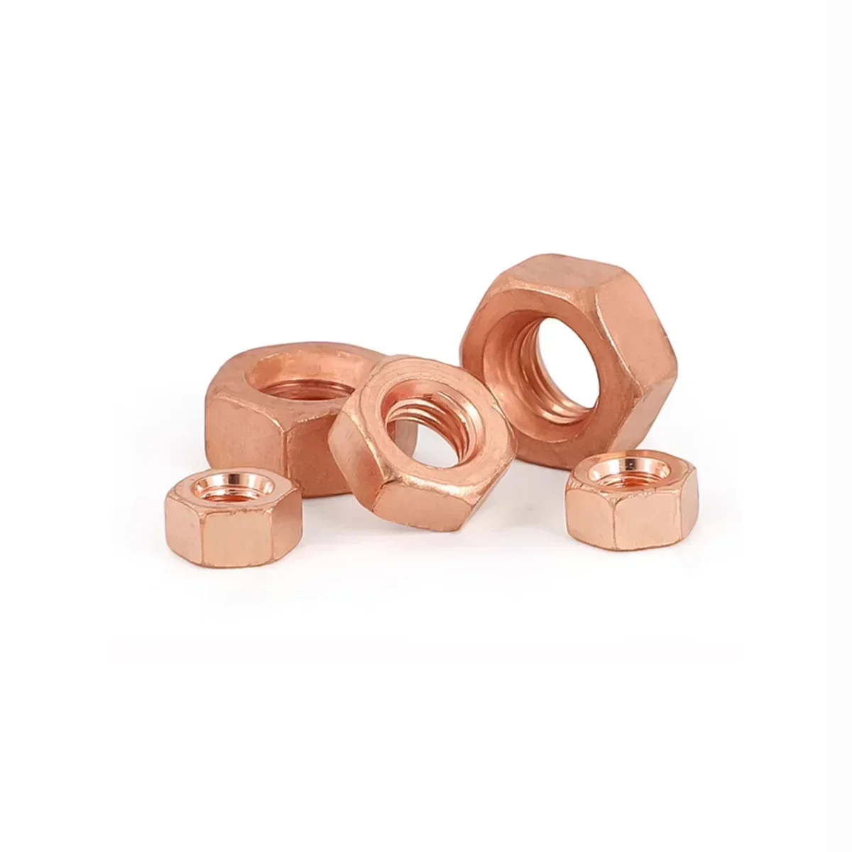 Purple Copper Nut/Electrolytic Copper Red Copper Nut / Conductive Hexagonal Nut M3-M24