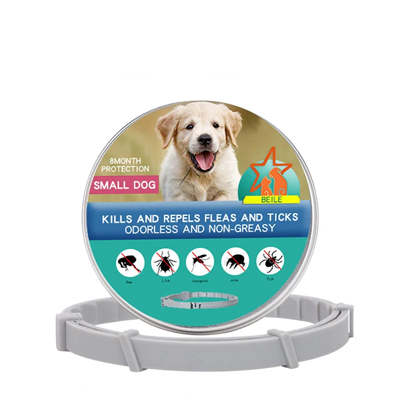 Anti Flea and Tick Collar for Cat and Dog, AntiparasParticle, Puppy, Kitten, Breakaway, Pet Accessories, 8Month Protection