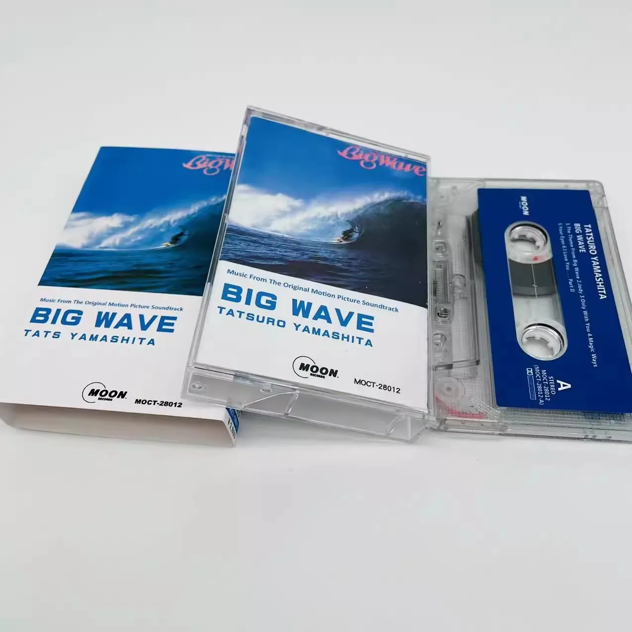 Vintage BIG WAVE Album Tatsuro Yamashita Music Magnetic Tape Cassettes Cosplay Walkman Recorder Car Party Music Soundtracks Box