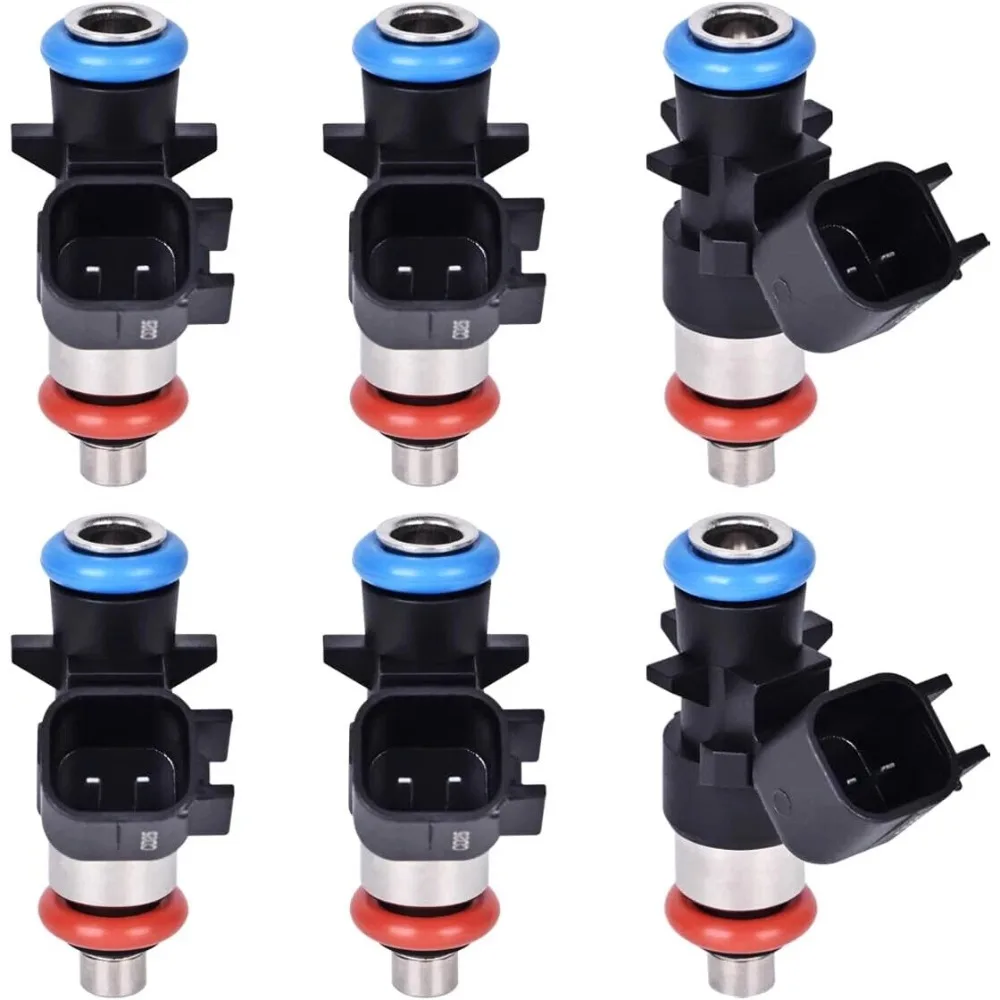 6Pcs Fuel Injectors For Jeep Grand Cherokee for Dodge Avenger Journey Durango 3.6L For Chrysler 0280158233 5184085AC FJ1147