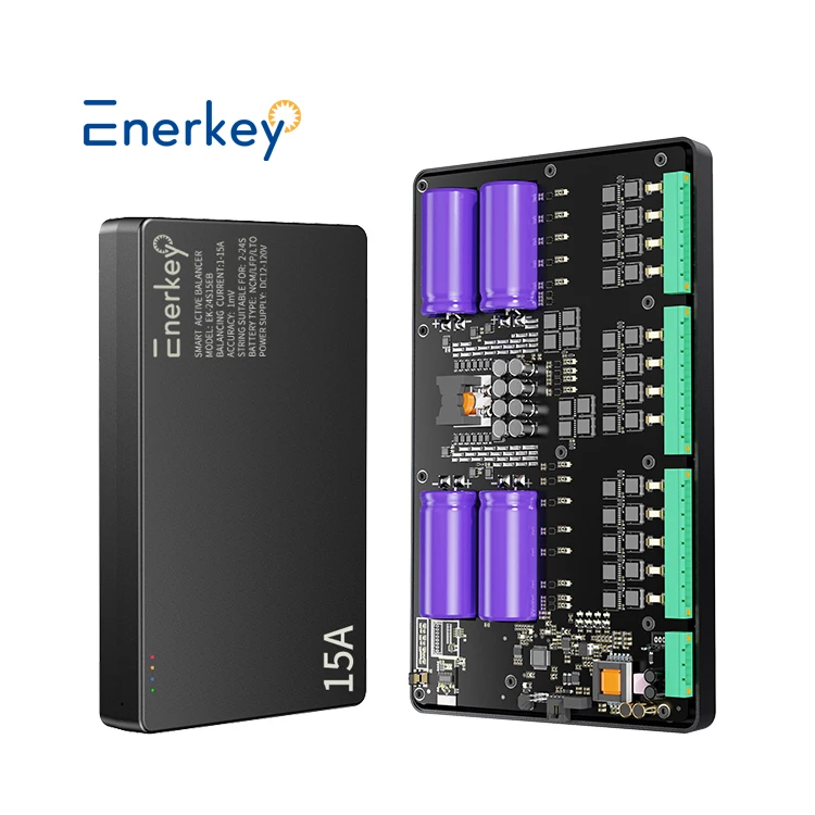 Enerkey 2S - 24S Equilibrador activo inteligente 15A Equilibrador de batería de iones de litio para bicicleta eléctrica