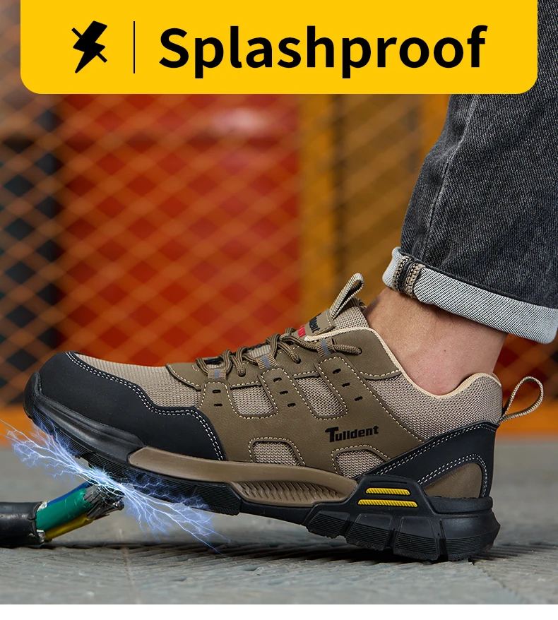 Men's Safety Shoes, Puncture Resistant Work Boots, Protective Shoes, Wear-Resistant Work Shoes, Insulated Shoes