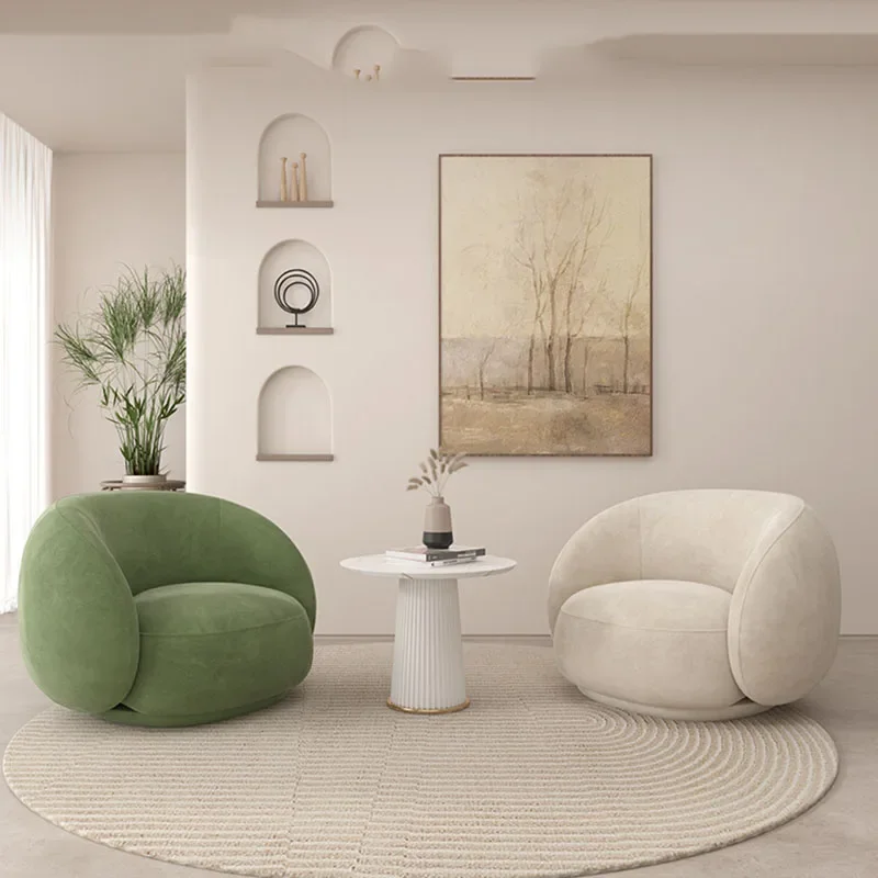 Single Accent Living Room Sofas Modern Luxury Gaming Armchair Sofas Garden Decor Hallway Relaxing Muebles Library Furniture image 6