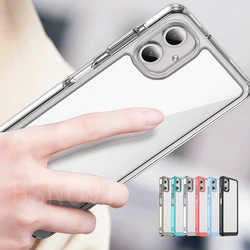 For Samsung A06 Case Cover Samsung Galaxy A06 Capas New Shockproof Phone Bumper Back Transparent Colour Clear Samsung A06 A 06