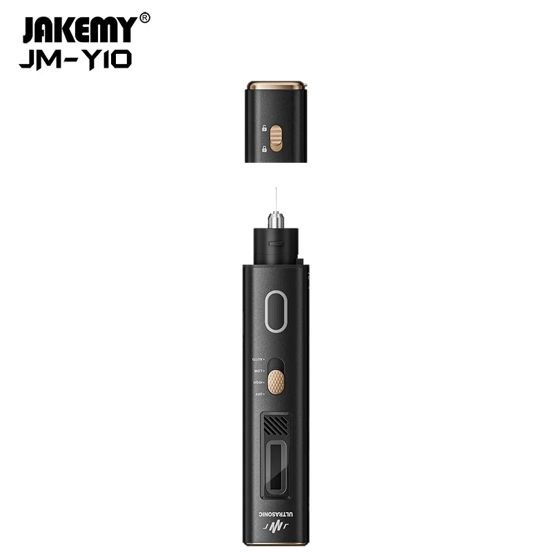 JAKEMY Ultrasonic Cutter and Polishing Tool for 3D Printed Models PVC Leather Wood Polishing and Cutting Tools 40kHz