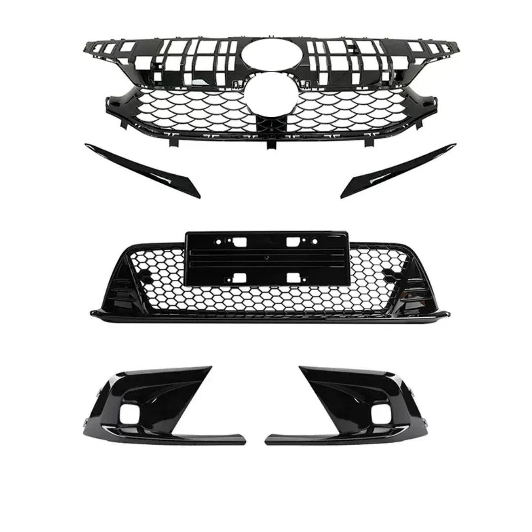 Grill Grid Mask assembly for Honda civic 11th fog lamp frame lower grille Car Accessories