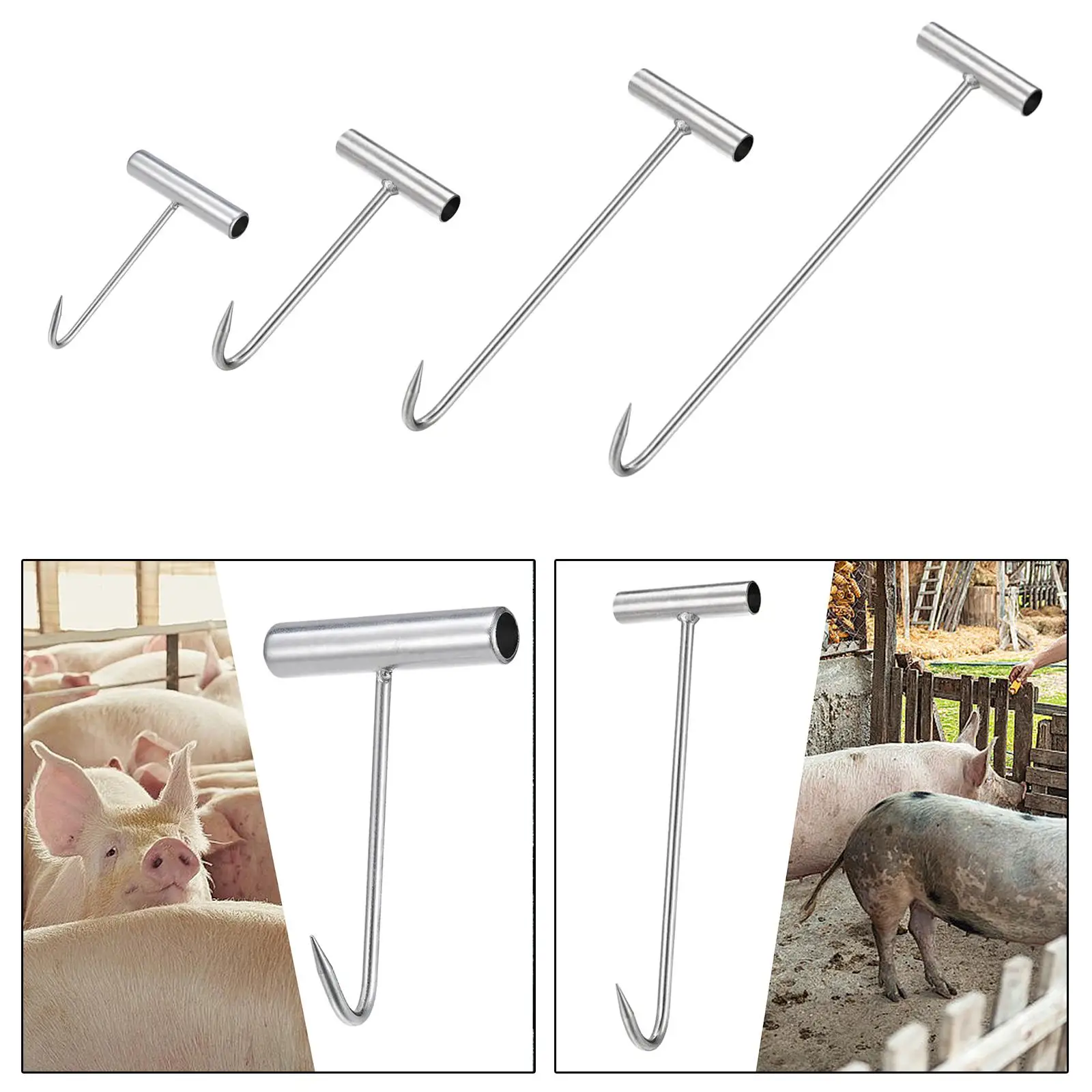 Manhole Hook Tool Rolling Doors Lifting Lift Manhole Covers Well Lid Hook Open Manhole Cover Save Labors Well Lid Opener Hook - view 5