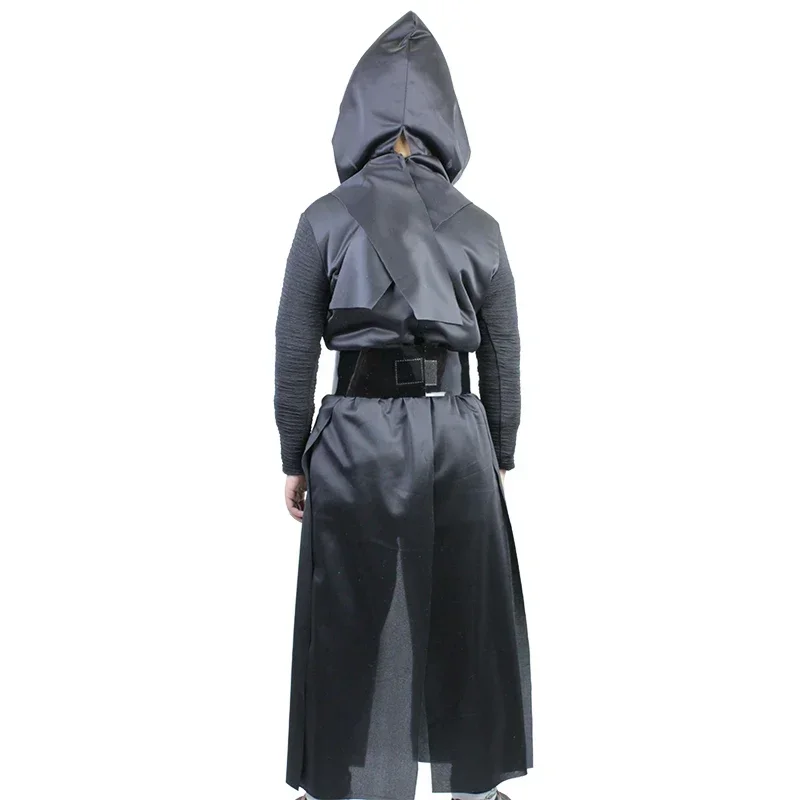 Meninos de luxo kylo ren clássico cosplay roupas crianças halloween filme traje mn4