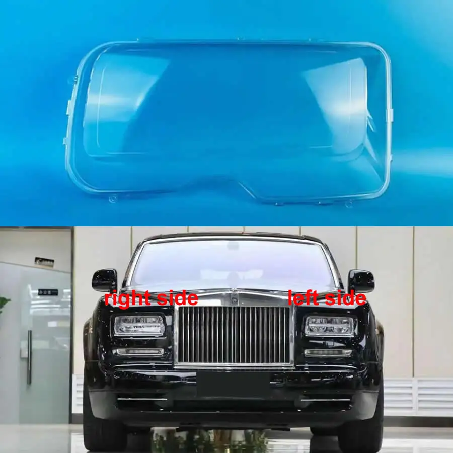 

For Rolls-Royce Phantom 2013 2014 2015 2016 2017 Headlight Cover Shade Headlamp Shell Transparent Lampshade Case Lens Plexiglass