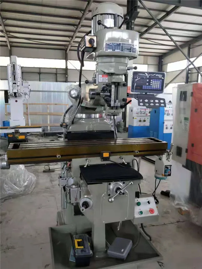 Taiwan variable speed milling head knee type milling machine 5H vertical turret milling machine for metal