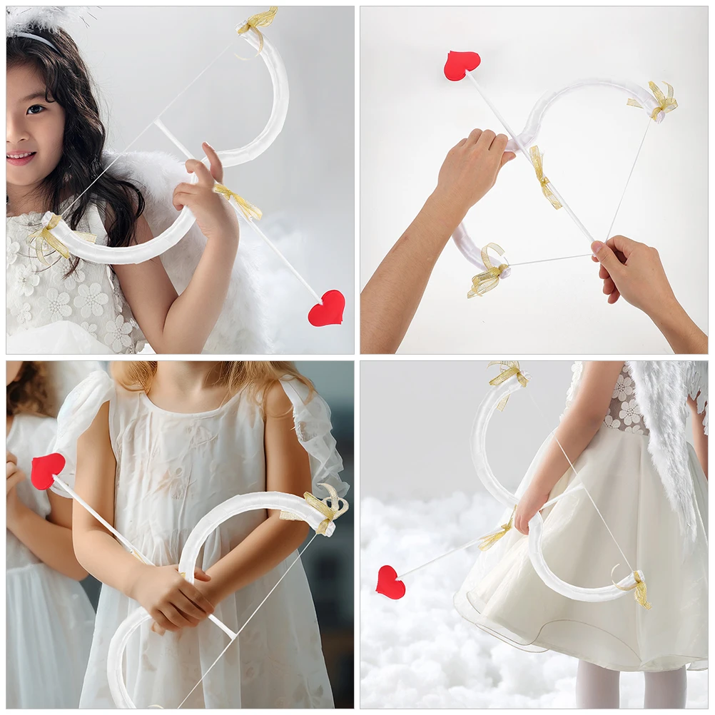 

2 set 2 Sets Cupid Foam Bow Arrow Props Valentine'S Party Supplies Costume Accessories Men Women Funny Photo Props Decor