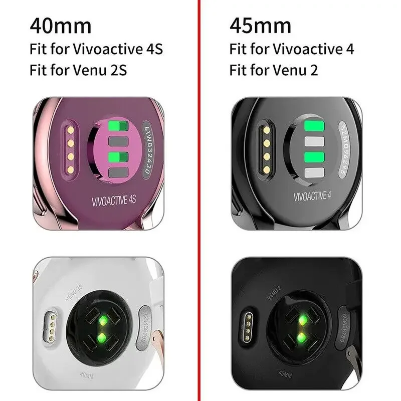 Étui de montre en TPU pour Garmin Vivoactive, housse de montre intelligente, coque de protection d'écran, cadre de protection, pare-chocs, 4, 4S, Venu 2, 2S