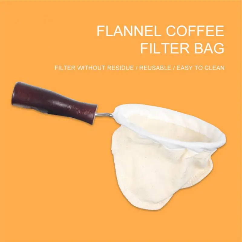 Milk Bag Filtered Food Environmental Protection New Flannelette Coffee Set Cheese Cloth Bag Multi-role Reusable Kitchen Supplies