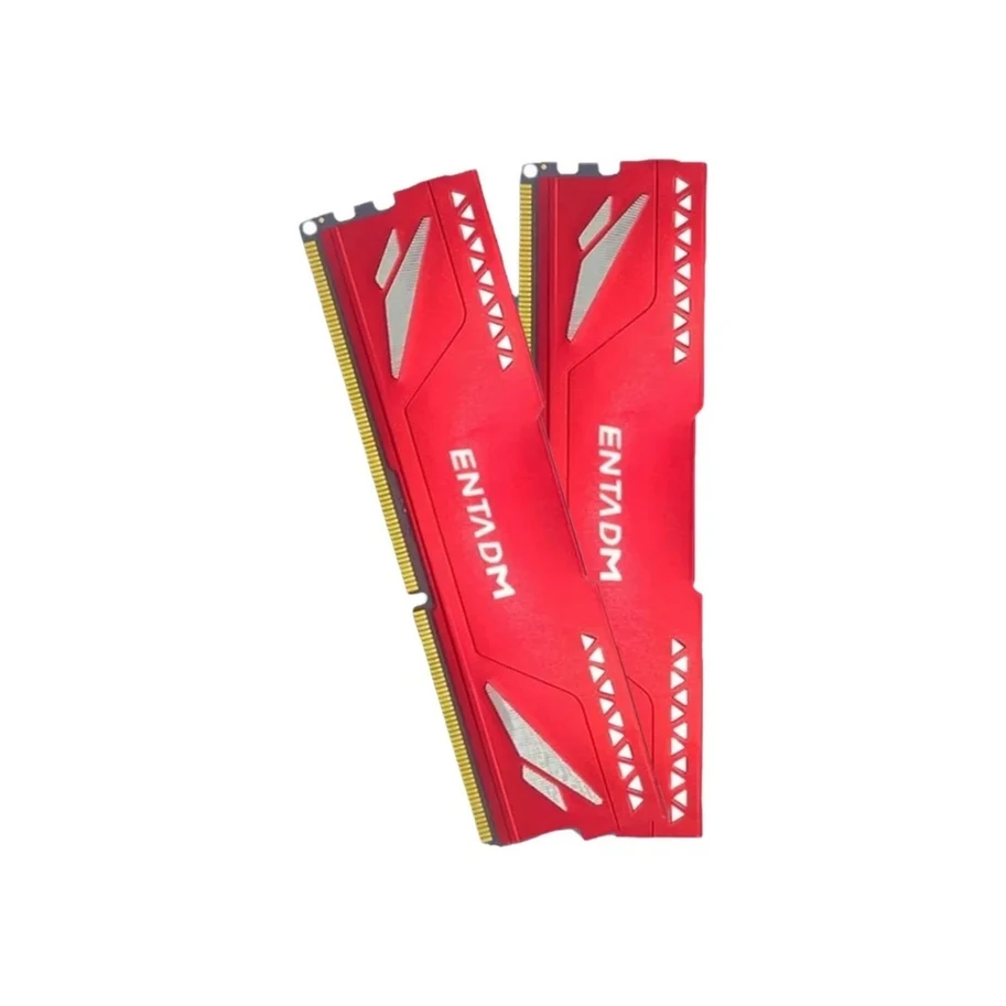 

ENTADM DDR3 2×8 ГБ Настольная панель памяти с железным корпусом 1333 МГц U-DIMM красный