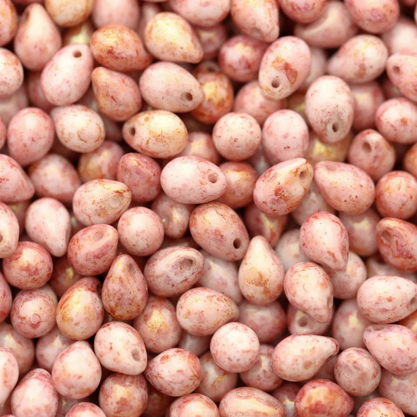 

100pcs 5*7mm (Multiple colors) Handmade glass beads DIY necklace, bracelet, earrings, hair accessories, keychains.