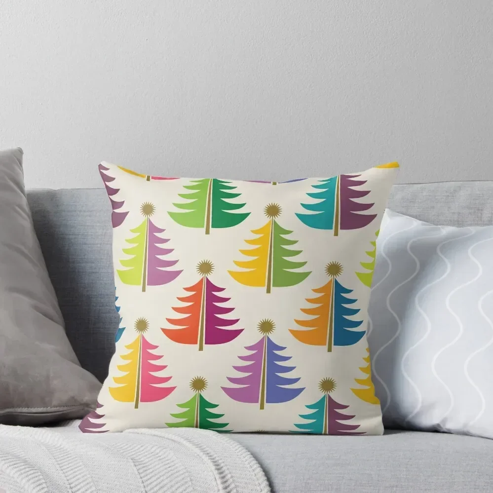 Tree Topped ~ Colourful Throw Pillow New year Pillow Cases Decorative Sofa Cushions pillow