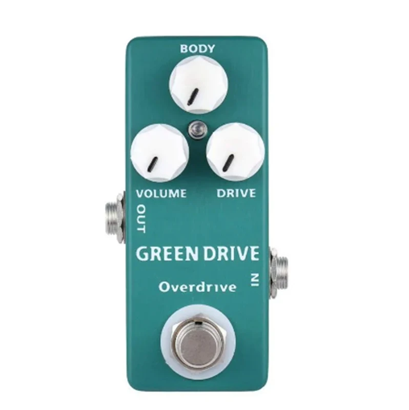

MOSKYAUDIO Mini Blues/Rock Green Drive Overdrive Guitar Effect Pedal Classic Single Guitar Pedal True Bypass Guitar Parts