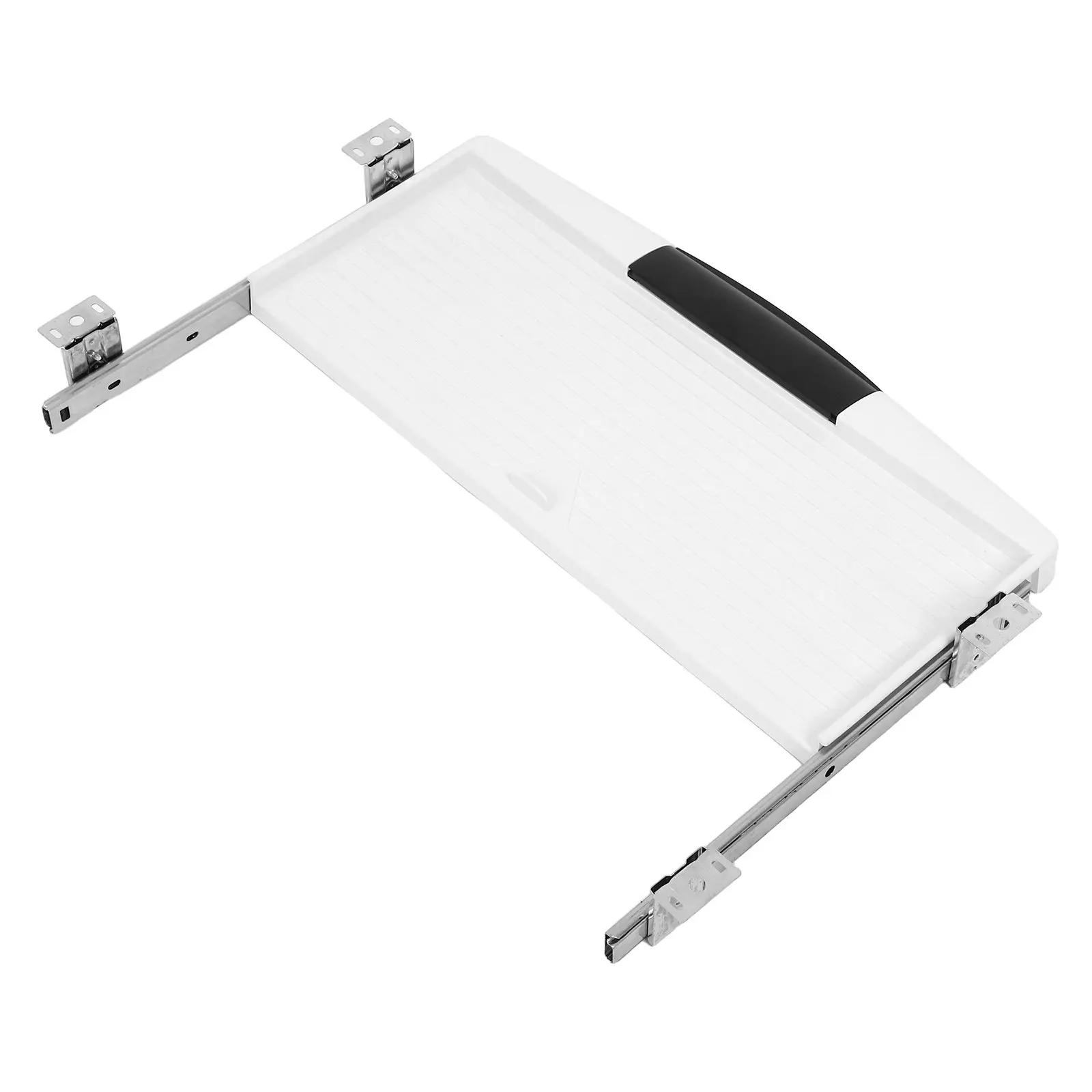 

Выдвижная подставка для клавиатуры под стол, эргономичный дизайн из АБС-пластика, прочное и устойчивое крепление для дома, офиса, конференц-зала, рабочего пространства