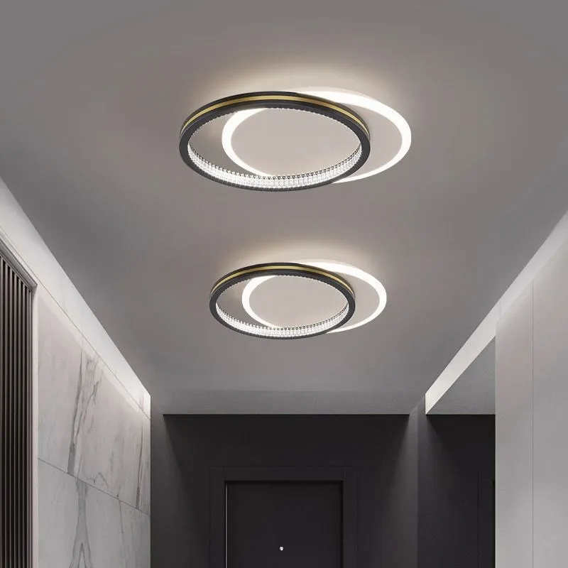 Modern Nordic LED Teto Luz, Lâmpada de luxo, Home Decoração interior, Quarto, Foyer, Corredor, Corredor Fixture, Geometria Criativa