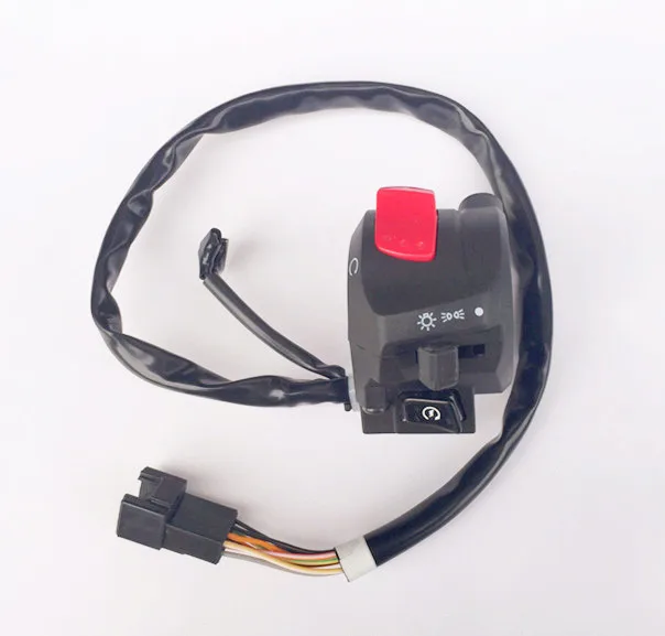 Motorcycle GW250/- A accessory dual flash emergency switch left handle assembly without changing wiring, directly inserted