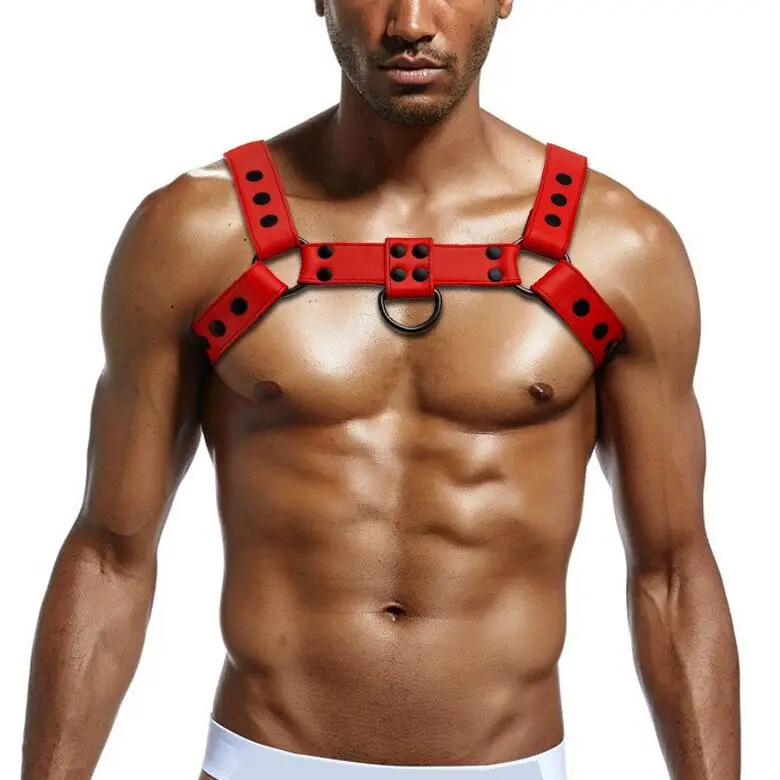 Arnês masculino gay sexy arnês de couro genuíno bdsm bondage brinquedos sexuais para casais corpo lingerie fetiche acessórios eróticos