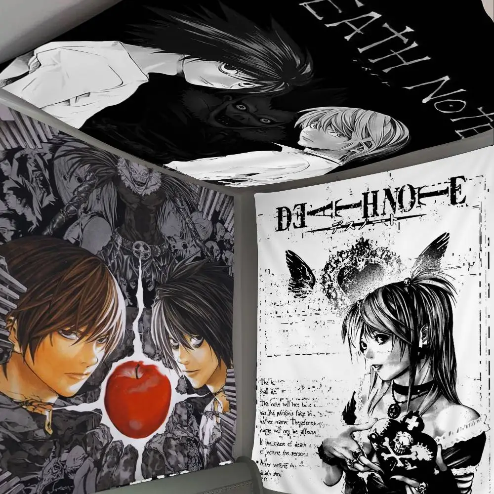 Hot Anime Death Note(16) Hippie Wall Hanging Tapestries Bohemian Wall Tapestries Mandala INS Home Decor