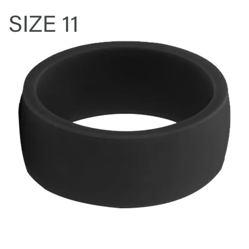 ABQR 8,7 mm Popolare per uomo Donna Anelli freddi in silicone Anello nuziale in silicone Anello sportivo all'aria aperta ambientaleX2 11