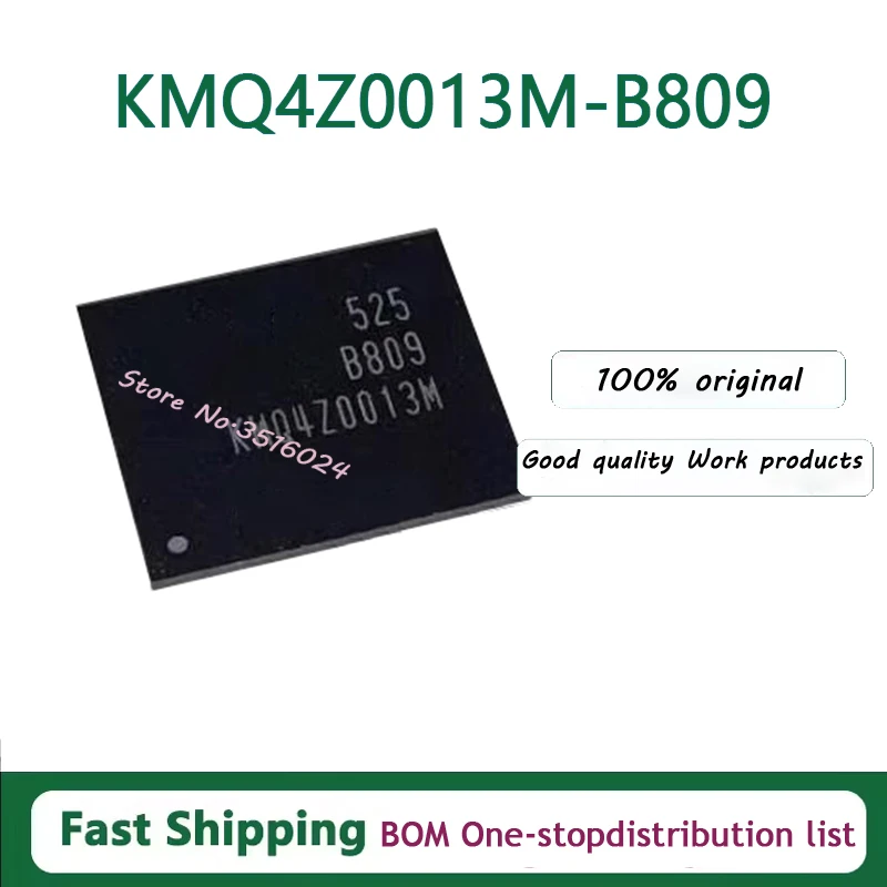 1PCS  KMQ4Z0013M-B809 BGA221 32GB SDINBDA4-32G BGA153 5.1 32GB K4EBE304EC-EGCG 4G178FBGA  32Gb EDFB232A1MA-JD-F 4G178FBGA 4GB
