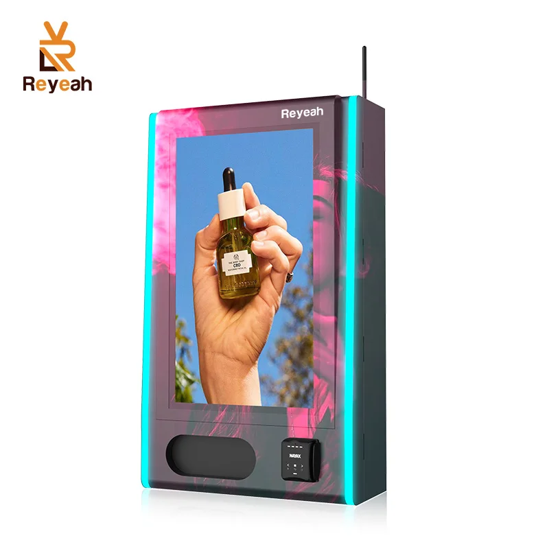 آلة بيع CBD الذكية ذات جودة عالية خلال 24 ساعة أوتوماتيكية بشاشة تعمل باللمس مقاس 32 بوصة