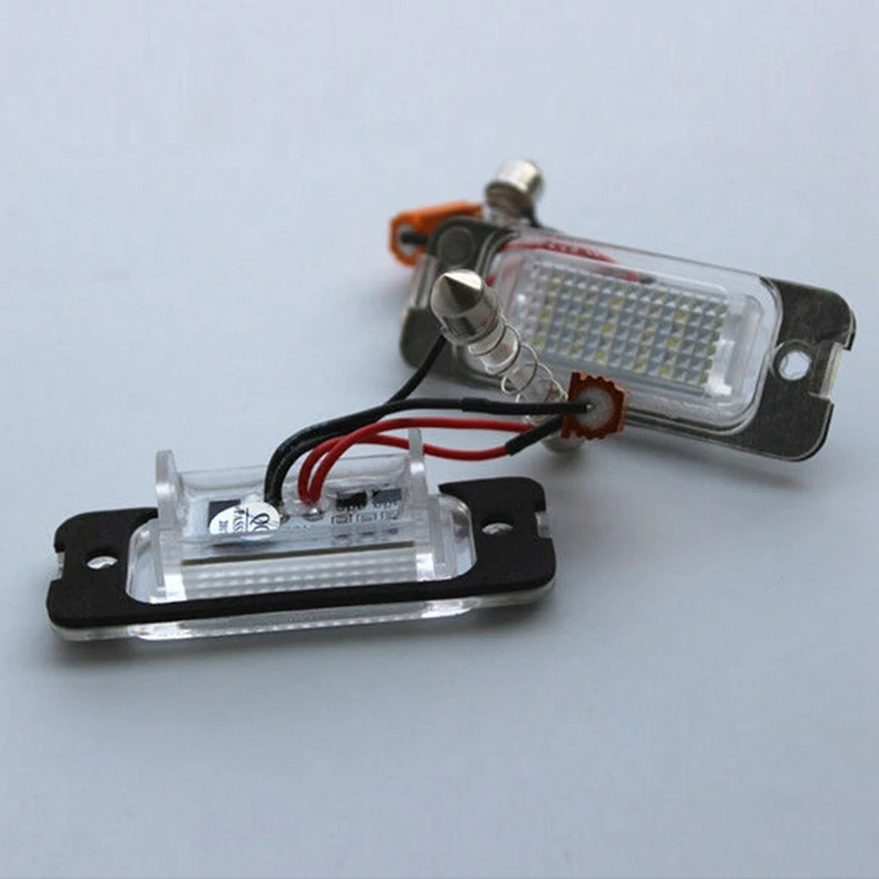 ป้ายทะเบียนรถ LED สำหรับรถยนต์4X ป้ายทะเบียนรถแสงสำหรับ Mercedes-Benz W163 W164ขนาด X164มล. GL