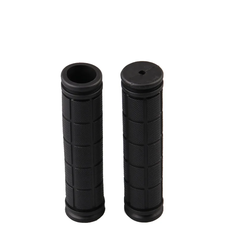 1 Pair Durable Bicycle Grips Anti-slip Soft Rubber Handlebar Cover with High Flexibility for Mountain Road Bike Parts