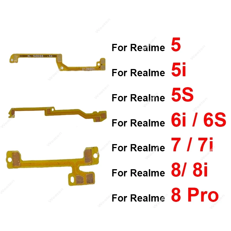 Speaker Connection Flex For Realme 5 5i 5S 6i 6S 7 7i 8 8i 8 8S Pro Speaker Buzzer Earpiece Contact Sound Flex Ribbon Parts