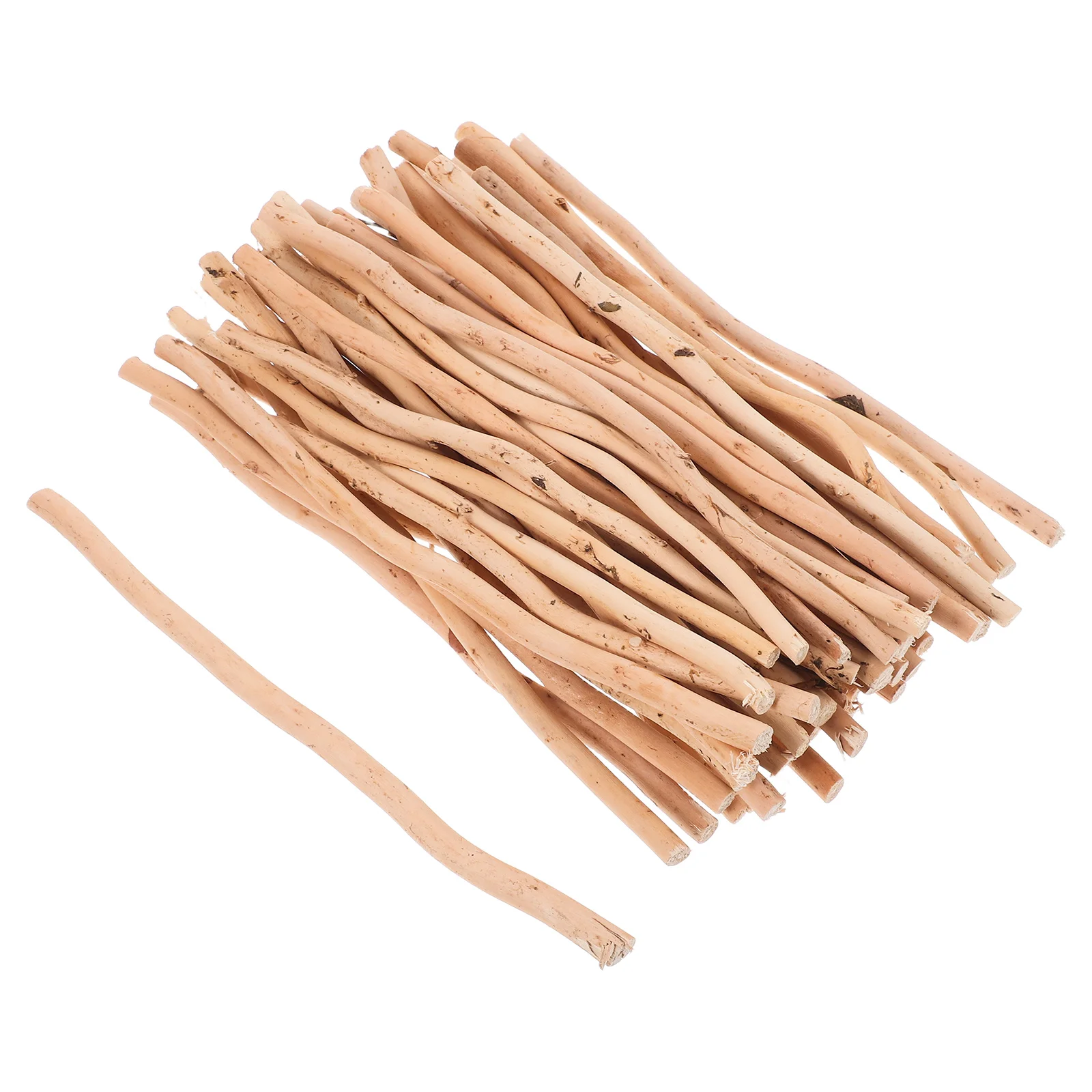 50 Pcs Natural Dry Branches Crafting Wood Supplies Diy Twigs for Crafts Sticks Embellishments ling Child