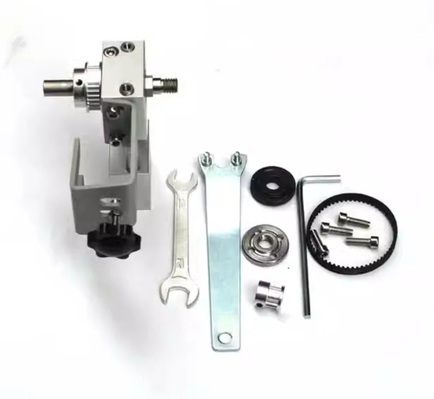 DIY mini table saw lift spindle assembly woodworking cutting and sanding precision saw bearing housing