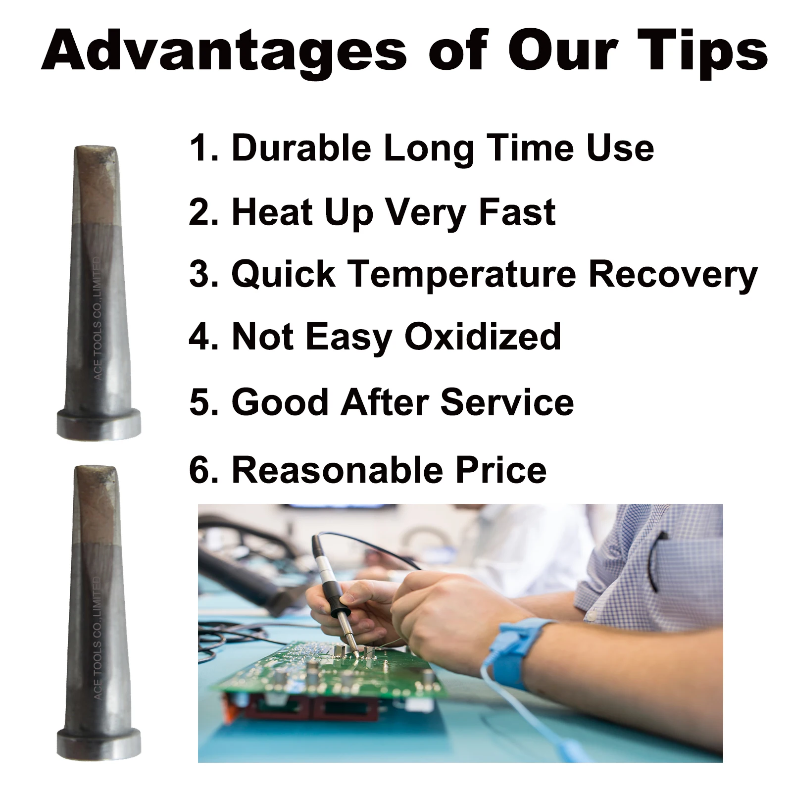 Weller LTM Chisel 3.2mm  Soldering Tips for WP80 WSP80 WSFP8 WD1000 WD2000 WSD81 WS81 WSF81D8 WS81D5 Handle Iron Welding Bit