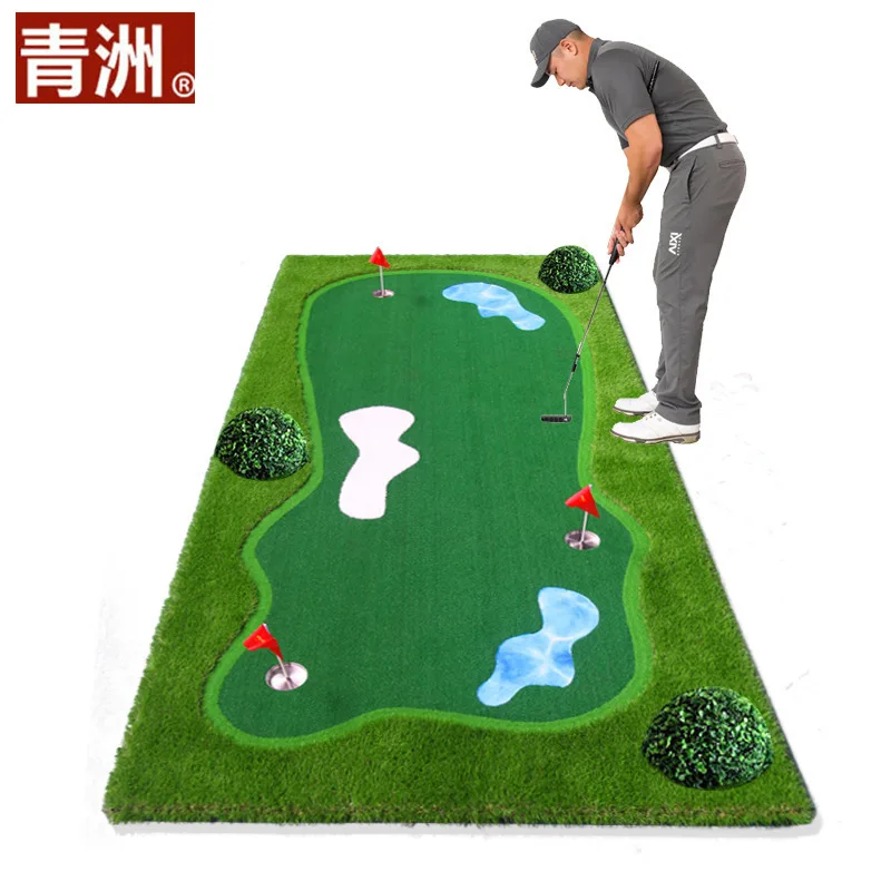 

PGM Indoor Golf Green Putting Trainer Courtyard Green Water Ripple Factory Direct Supply
