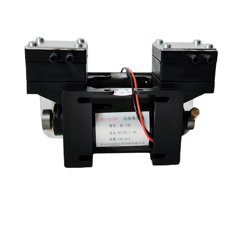 

12V/220V high positive and negative pressure miniature vacuum pump large flow beauty instrument mute double-head diaphragm pump