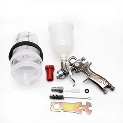 Auarita K350 LVMP mini spray gun 0.8mm Nozzle With no Clean Cup spray gun Spray Paint Kit Home Car Paint Spray Gun Tools