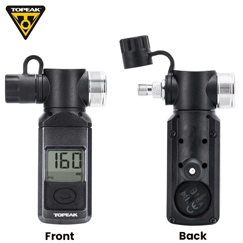 TOPEAK Electronic Bicycle Tire Gauge Schrader/Presta Valves 300PSI High-precision Digital MTB Tyre Air Pressure Gauge Barometers