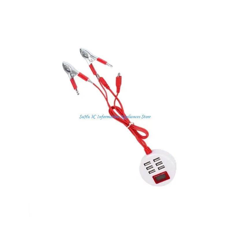 LCD 화면 클립이 포함된 다기능 6 USB 충전 어댑터 빠른 휴대전화
