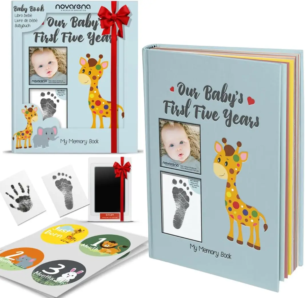 

Keepsake Memory Book for Baby Boy or Girl Timeless First 5 Year Baby Book A Milestone Baby Book from Birth to Age 5 Gend
