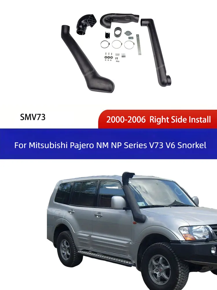 Offroad 4x4 Zubehör Luftansaug-Schnorchel-Kits für Mitsubishi 1999-2006 Pajero Montero 3 NM NP V73W Watrohr