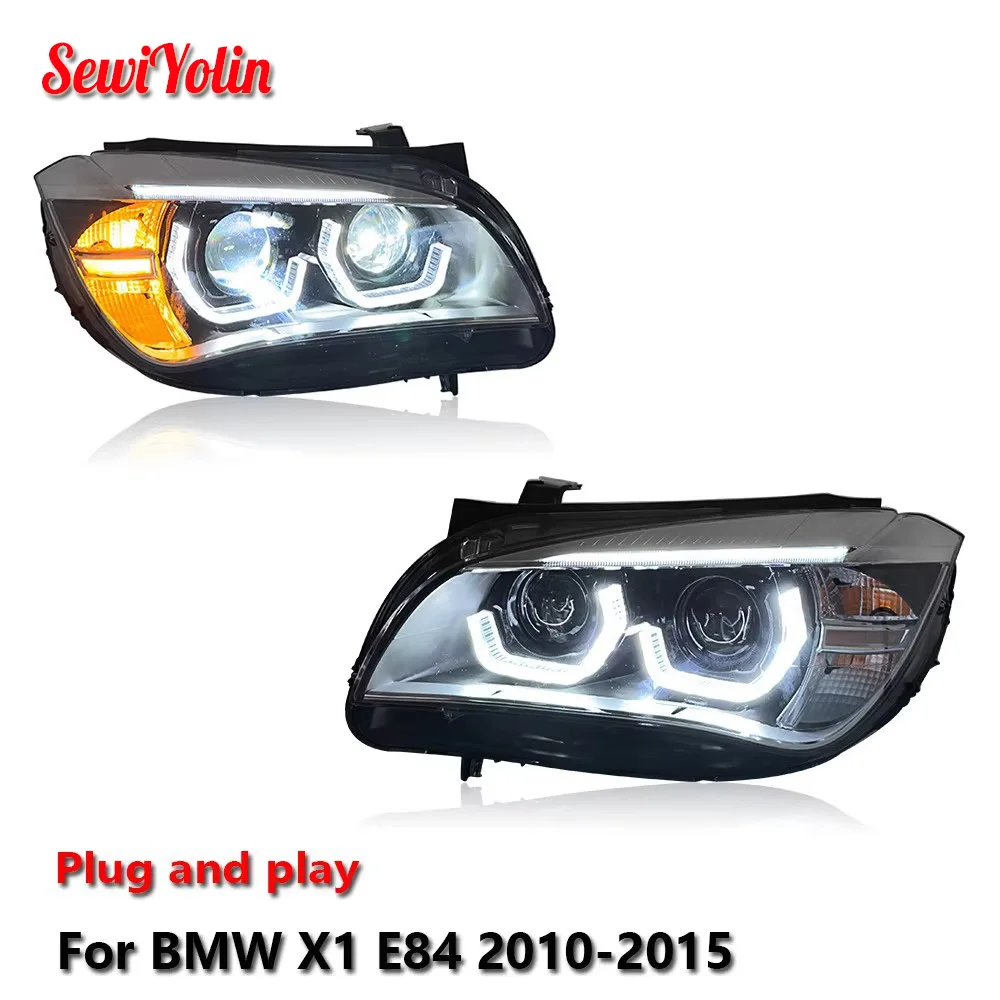 

Car LED Headlight Light Assemblies For BMW X1 E84 2010-2015 Auto Fog DRL Brake Turn Signal Lamp Plug and Play