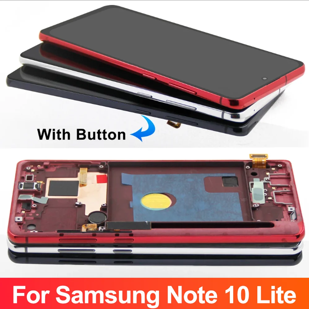 Note 10 Lite Lcd, For Samsung Galaxy Note 10 Lite N770 N770F Lcd Lcd Display Touch Screen Digitizer Parts