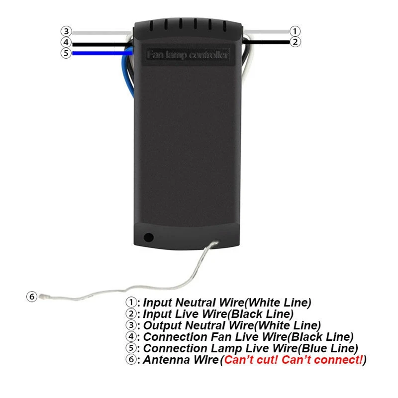 مروحة سقف عالمية عالية الجودة والضوء طقم التحكم عن بعد توقيت مفاتيح لاسلكية