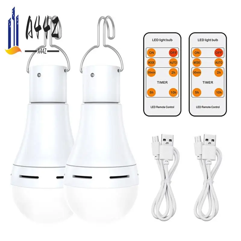 a44z-usb-充電式電球、家庭用停電用バッテリーバックアップ緊急電球、吊り下げ-led-電球