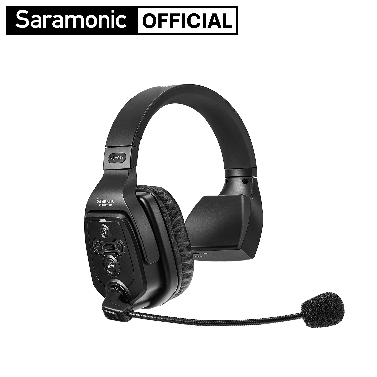 Saramonic WiTalk SRH Single-ear Remote Headset for WiTalk Wireless Intercom Headsets Microphone 1.9GHz Full-Duplex Communication