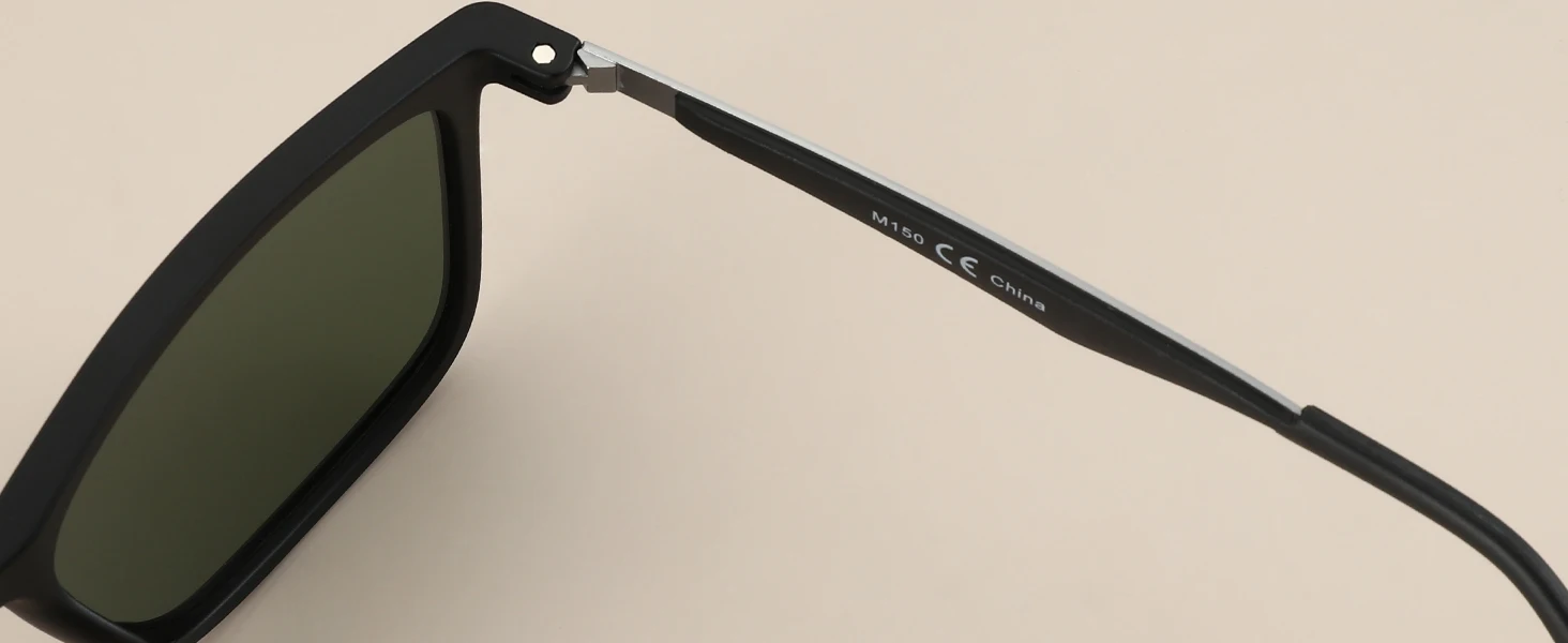 ZENOTTIC Polarisierte Sonnenbrille für Herren, rechteckig, ultraleichter Kohlefaserrahmen, UV400-Schutz, klassische Sonnenbrille – Detail 10