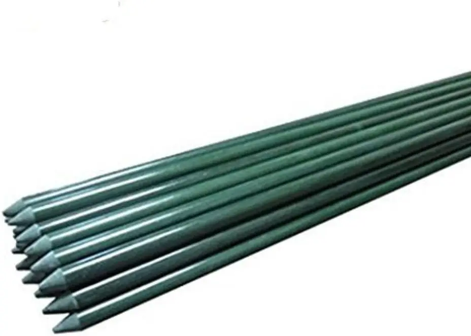 

4ft Plant Stakes 50pack, 5/16 Inch Garden Stakes for Climbing Plants, Trellis Support, Never Rust