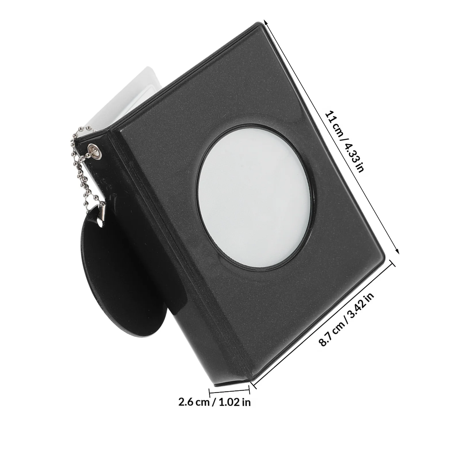 2pcs Mini Photocard Holder Book Compact Photo Card Binder Keychain Decorative Storage For Kpop Cards Cards Portable